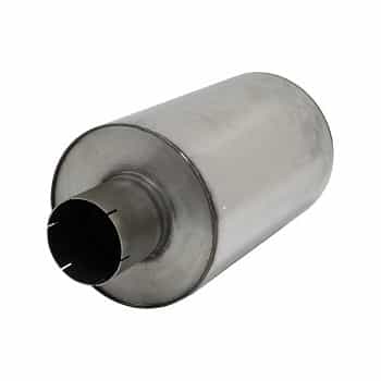 Silencieux rond en acier inoxydable