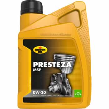 Huile moteur Kroon-Oil Presteza MSP 0W20 C5, C6 1L