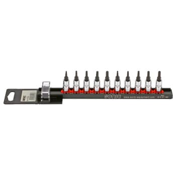 Bitdopset 1/4 ", TX 10 pièces sur rail