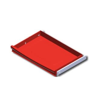 Petit tiroir pour chariot à outils S10, rouge