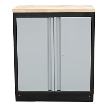 MSS 34 "Armoire de rangement avec dessus en bois