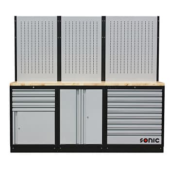 Configuration MSS 26 "/ 34" avec 13 tiroirs avec dessus en bois