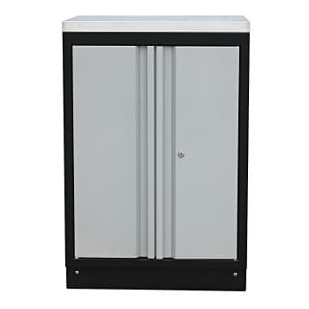 MSS 26 &quot;Armoire de rangement avec dessus en acier inoxydable