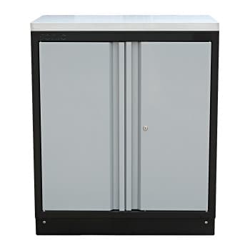 MSS 34 &quot;Armoire de rangement avec dessus en acier inoxydable