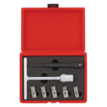 Sonic Router Bits pour sièges d'atomiseur et plaques de combustion, ensemble de 7 pièces