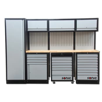 Configuration MSS 26 "/ 34" avec 20 tiroirs avec dessus en bois