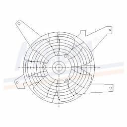 Ventilateur, refroidissement du moteur