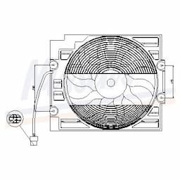 Ventilateur, refroidissement du moteur