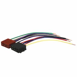 Adaptateur radio mâle mâle RAL ISO Alimentation et haut-parleur