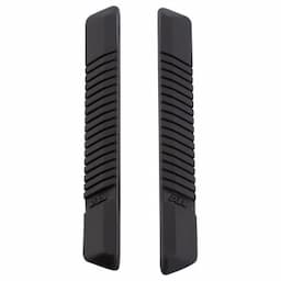 Carpoint Baguette de porte Noir 2 pièces 110 mm