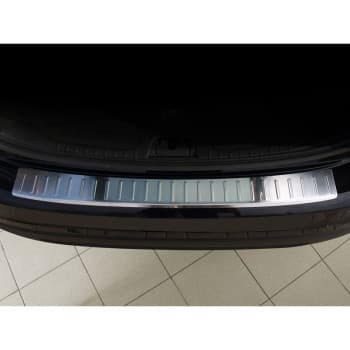 Protection de pare-chocs arrière en acier inoxydable Volvo V60 2010- 'Ribs'