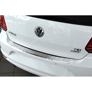 Protection de pare-chocs arrière RVS Volkswagen Polo 6C 2014- 'Ribs'