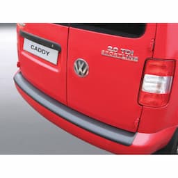 ABS Protection pare-chocs arrière adaptable sur Volkswagen Caddy III 2004-2015 Noir