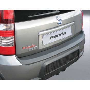 Protection de seuil arrière ABS Fiat Panda 100HP 3 portes 2006- Noir