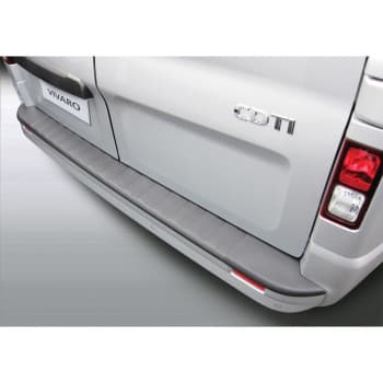 Protection de seuil arrière en ABS Opel Vivaro / Renault Trafic 10 / 2014- Noir
