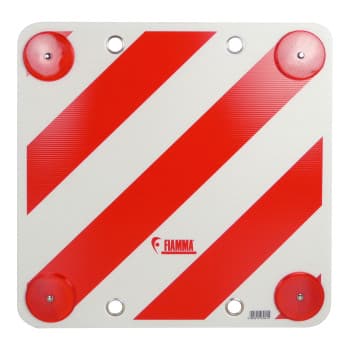 Carpoint Tableau de Marquage Plastique avec Réflecteurs 500x500mm