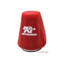 K &amp; N Cache en nylon conique, rouge (22-2030PR)