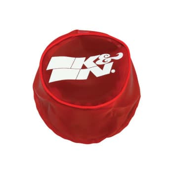 K & N Cache en nylon conique, rouge (22-2042PR)