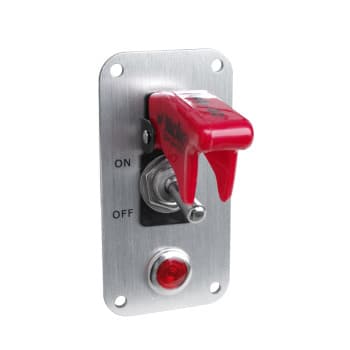 Simoni Racing SwitchPanel - Commutateur aluminium + rouge