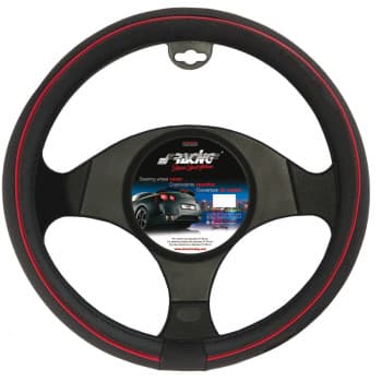 Couvre Volant Simoni ​Racing Speed ​​​​Noir/Rouge