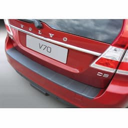 Protection de pare-chocs arrière en ABS Volvo V70 6 / 2013- (sauf XC70) &#39;Ribbed&#39; Black