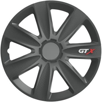 Jeu de enjoliveurs de roue 4 pièces GTX Carbon Graphite 16 pouces