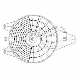 Ventilateur, condenseur de climatisation