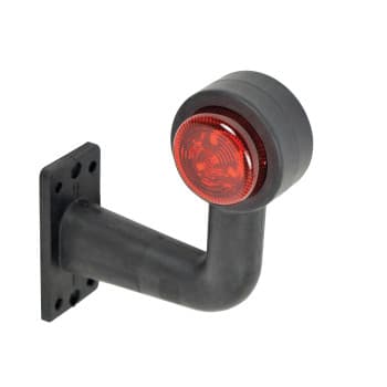 Feu de position droit avec LED rouge / blanc 136mm