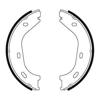 Jeu de mâchoires de frein, frein de stationnement 8728 ABS
