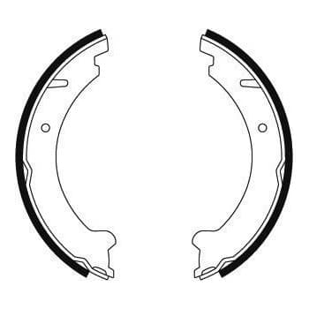 Jeu de mâchoires de frein, frein de stationnement 8925 ABS