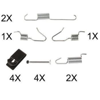 Kit d'accessoires, mâchoires de frein de stationnement