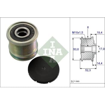 Poulie roue libre, alternateur 535011110 Ina