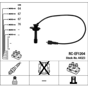 Kit de câbles d'allumage 44323 NGK