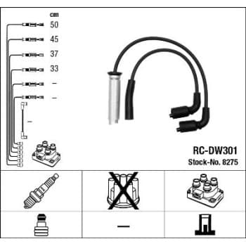 Kit de câbles d'allumage 8275 NGK