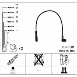Kit de câbles d'allumage 8192 NGK