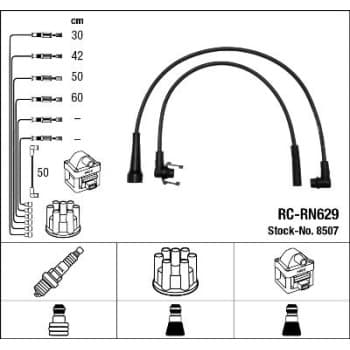 Kit de câbles d'allumage 8507 NGK