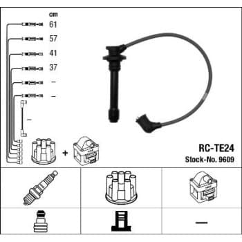 Kit de câbles d'allumage 9609 NGK