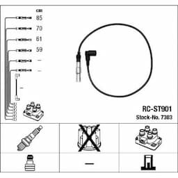 Kit de câbles d'allumage 7303 NGK