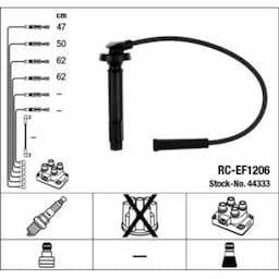 Kit de câbles d'allumage 44333 NGK