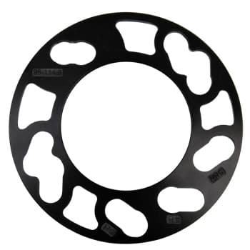 TPI Jeu d'entretoises de roue universelles 98->114,3 mm 5 mm 2 pièces