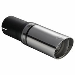 Embout d&#39;échappement Ulter Sport - Rond 60mm Coudé - Longueur 140mm - Montage -&gt;50mm - Inox