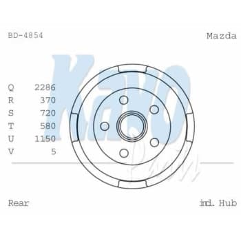 Tambour de frein BD-4854 Kavo parts