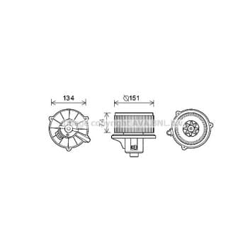 ventilateur de poêle KA8227 Ava Quality Cooling