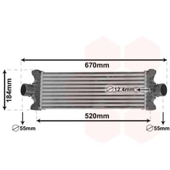 Intercooler, échangeur 18014710 International Radiators