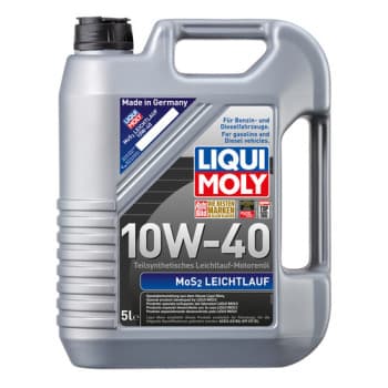 Huile moteur Liqui Moly Mos2 Leichtlauf 10W40 A3/B4 5L