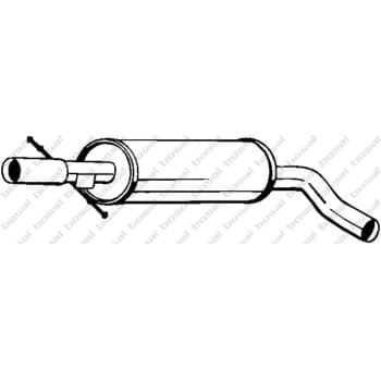 Silencieux central 105-111 Bosal