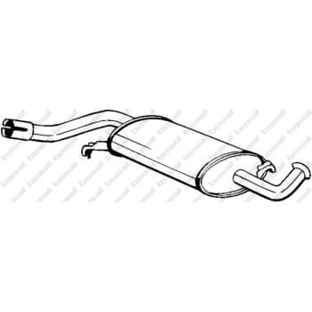 Silencieux central 105-153 Bosal