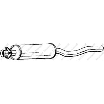 Silencieux central 105-943 Bosal