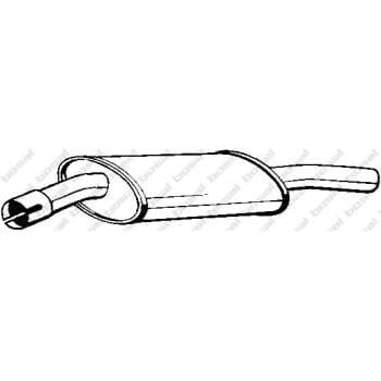Silencieux central 135-677 Bosal
