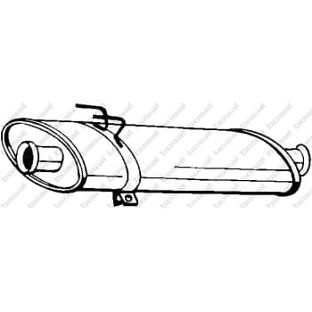 Silencieux central 200-269 Bosal